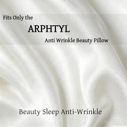 Satin Pillow Cover for Anti-Wrinkle Beauty Pillow - Custom Fit & Gentle
