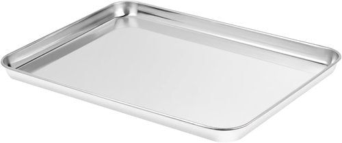 Aluminium Alloy Baking Sheets - Heavy-Duty Cookie Pans | 2 Pack, 17.75 x 13 x 1.18 Inches