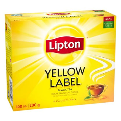 Lipton Yellow Label Tea, International Blend, 100 Tea Bags