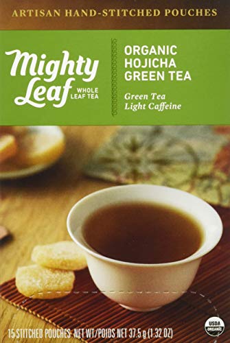 MIGHTY LEAF Organic Hojicha Green Tea 15 Count, 15 CT