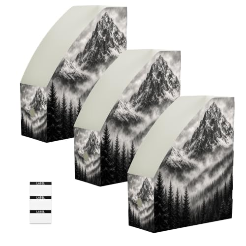 Emelivor Mountain Forest Desk Organizer Magazine File Holder - Variation 3