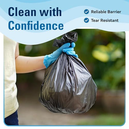 SWIFTLITE Food Safe Disposable Gloves, Blue Nitrile Rubber Gloves, Latex-Free Powder-Free for Food Prep, Cooking, Cleaning (Small, 100)