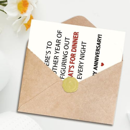 Funny Anniversary Card for Men & Women - Husband Wife Couple ZY-439