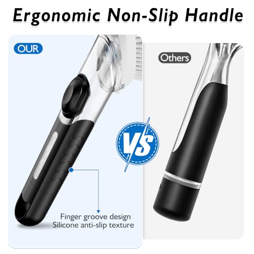 Soap Dispensing Dish Brush with Holder & Refill Heads - Kitchen Cleaning Tool