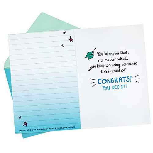 Hallmark Graduation Card for Kids with Pop It (Wow)