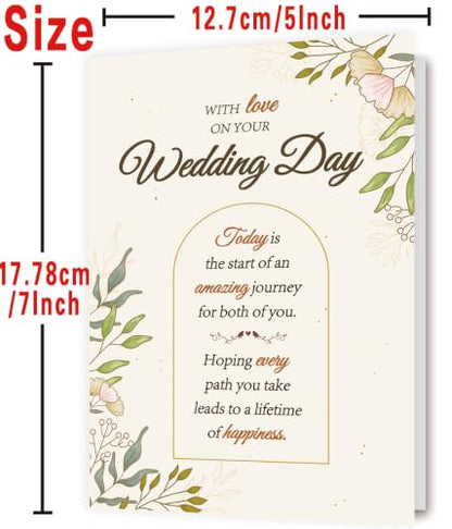 Wedding Card Gifts for Bride and Groom ZY-431 - Congratulations Card