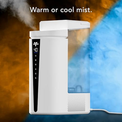 Vornado MISTIC 4 Whole Room Ultrasonic Humidifier, Top-Fill, Aromatherapy, 1-Gallon Tank, 3 Mist Settings, Ambient Lighting, Whisper-Quiet, Included Scent Pads, Air Humidifier for Kids and Home