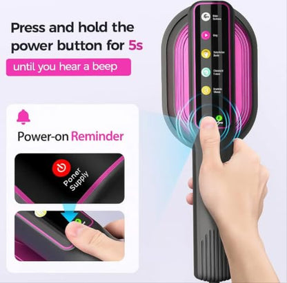 Travel Handheld Garment Steamer & Iron - Fast Heat-Up, Portable 2-in-1 Clothing Wrinkle Remover