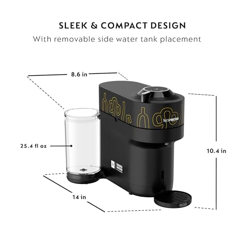 Nespresso Vertuo Pop+ Coffee and Espresso Maker by De'Longhi, Samra Origins by The Weeknd Vertuo Buna Yellow Aeroccino3 milk frother