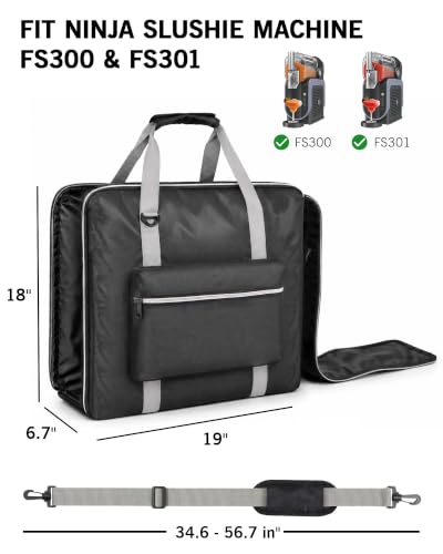Slushie Machine Carrying Bag for Ninja FS300 FS301 - Water-Resistant Travel Case