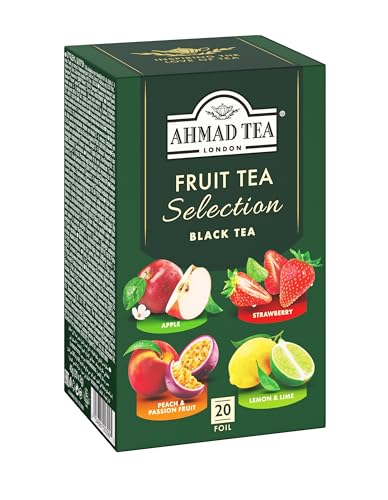 Ahmad Tea Fruit Tea Selection, 20-Count (Pack of 6)