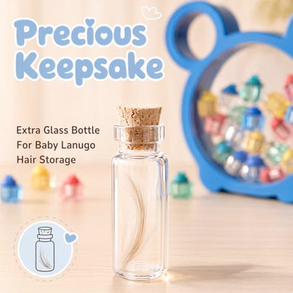 Baby Tooth Fairy Storage Box with Capsules & Keepsake Jar - Cute Baby Teeth Keepsake