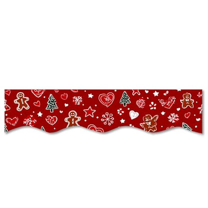 Gingerbread Christmas Mantel Scarf - Nuxovilar 19x79 Inches Holiday Decor CC01202