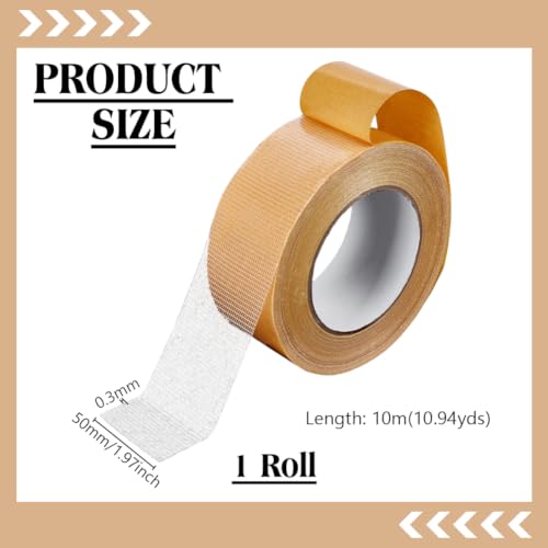 Heavy Duty Double Sided Rug Tape for Hardwood & Carpet Floors - 1.97 x 32.8 Yards