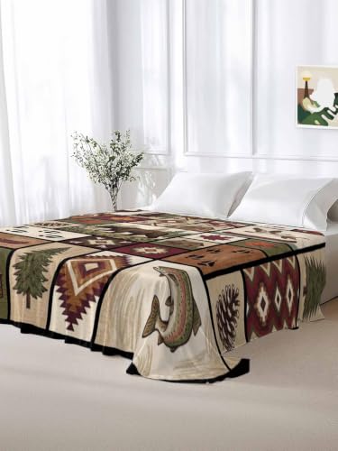 Brown King Flat Sheet - Hotel Quality Microfiber Bedding - Retro Checkered