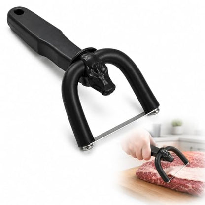 Handheld Fat Trimmer for Beef & Pork with Stainless Steel Blade - 1PCS