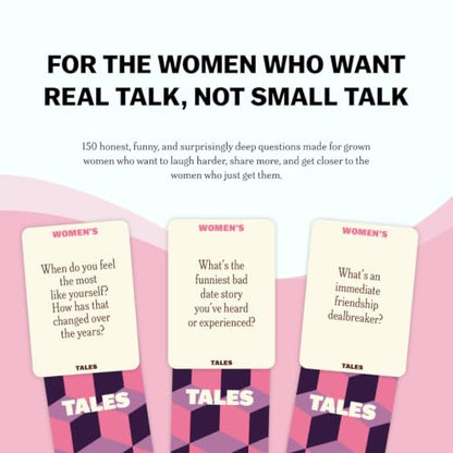 Women's Edition Conversation Cards - 150 Questions for Women’s Connect & Reflection