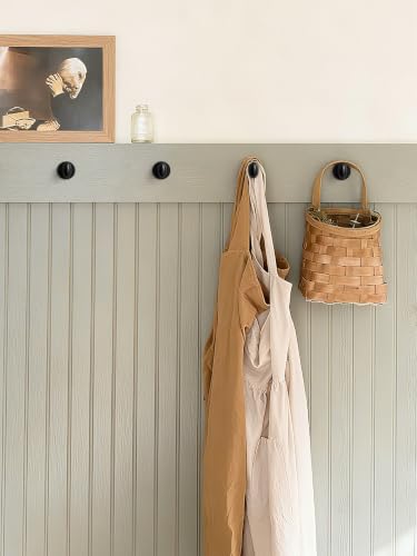2 Pack Gold Adhesive Coat Hooks - No-Drill Wall Mount Towel & Hat Hooks