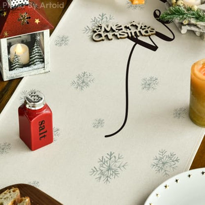 Forest Hello Winter Table Runner 13x36 Inch Blue Home Decor for Parties