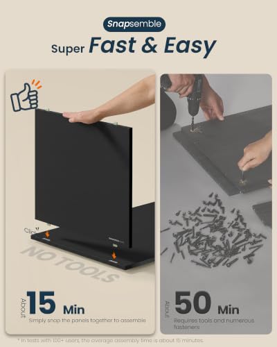 Bathroom Wall Cabinet with 2 Doors - Tool-Free Assembly, Adjustable Shelves, Black Finish