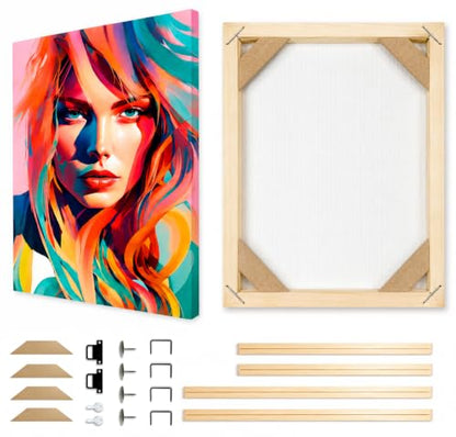 14x18 Inch Canvas Frame for 40x50 cm Artwork DIY Wooden Wall Art Kit