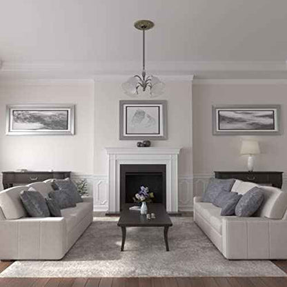 Ekena Millwork 16 1/2"OD x 3 5/8"ID x 1 1/8"P Apollo Ceiling Medallion Fits Canopies up to 5 5/8" Ceiling Medallion, Witch Hazel Crackle