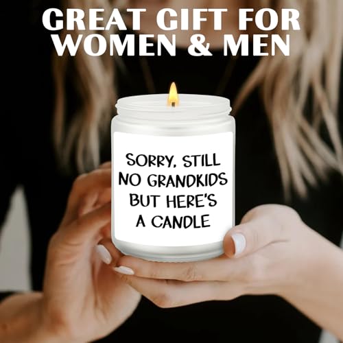 Lavender Scented Candle for Parents - Humorous Gift for Mothers Day & Christmas