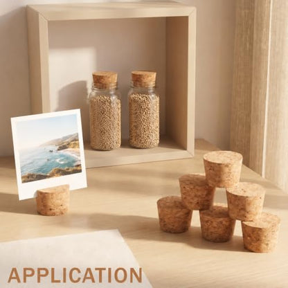 20 Pack Cork Bottle Stoppers for Wine, Beer, and Crafting