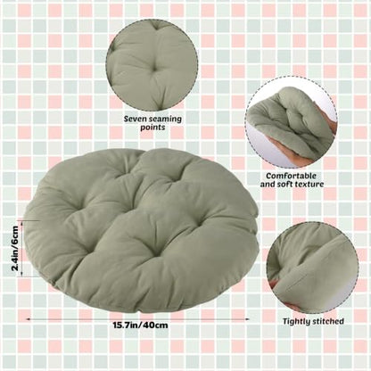 12-Pack Round Floor Cushions for Kids and Toddlers - Flexible Seating for Classroom, Home, and Outdoor