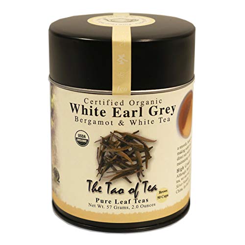 The Tao of Tea, White Earl Grey Sun-Dried White Tea, Loose Leaf, 2-Ounce Tins (Pack of 2)