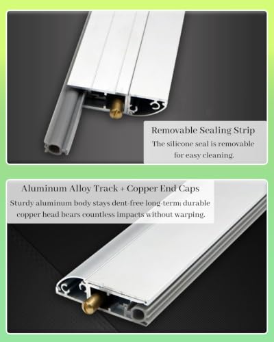 82cm Surface Mount Automatic Door Sweep for Exterior Doors Noise Blocker Seal