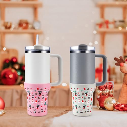 Silicone Boot Cover for Stanley 20oz & 30oz Cups - Protective Sleeve for Quencher Tumbler
