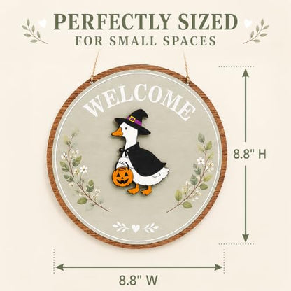 Welcome Goose Interchangeable Door Sign for Front Door Decor - Seasonal Farmhouse Welcome Sign - Variation of THIS listing