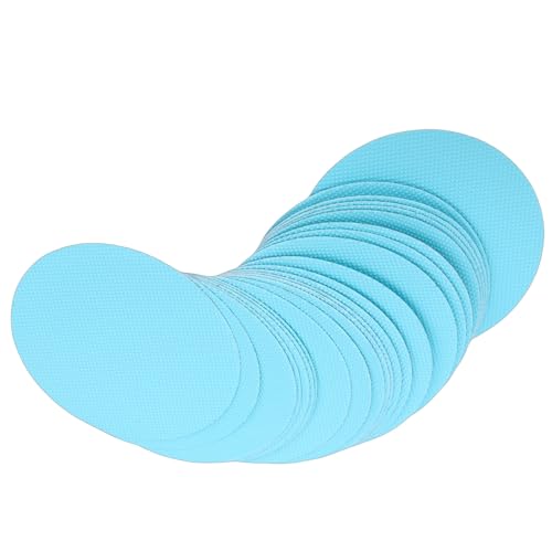 Non Slip Shower Stickers for Bathtub - 24 Pack, Blue Safety Decals