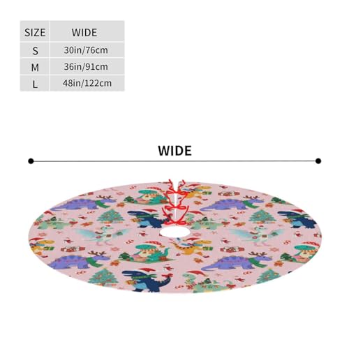 Jurassic Dinosaur Christmas Tree Skirt - 30 Inches Holiday Decor