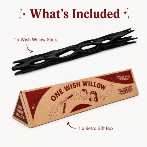Fantasy Wishing Stick Prop with Display Box for Party & Photo Decor