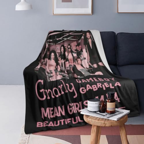Korean Girl Group Poster Blanket - Ultra Soft Velvet Throw 50x40 Style3