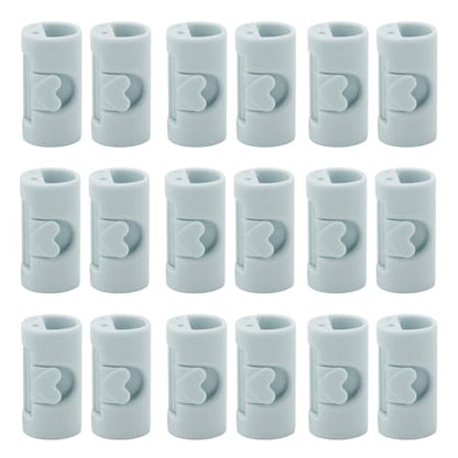 Blue Bed Sheet Grippers 18PCS Adjustable Clips Non-Slip Mattress Fasteners