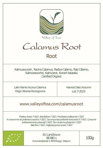 Calamus Root Tea Organic Quality - Calmus Roots Cut And Dried - Sweet Flag Calamus Root Herb Calamus Root Calamus Tea Calamo