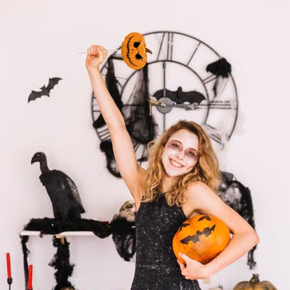 Halloween Photo Booth Props Kit 26 Pieces Spooky Party Decorations