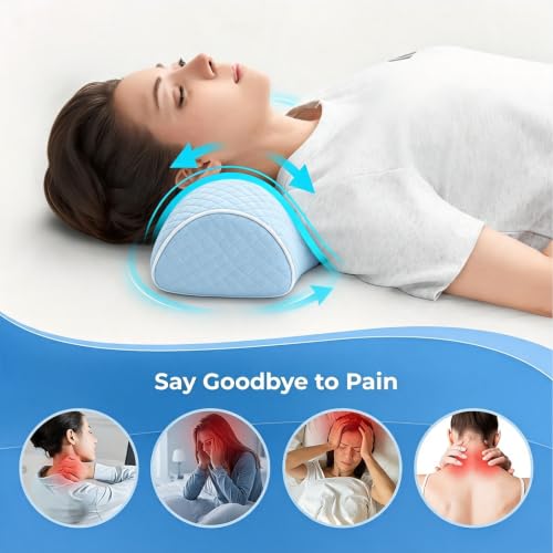 Cervical Pillow for Neck Pain Relief - Memory Foam Support for Sleeping