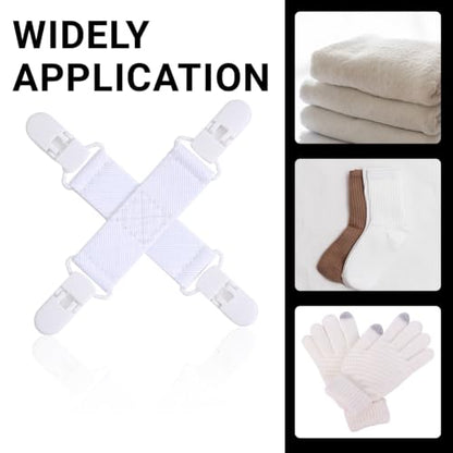 Bed Sheet Detangler Clips for Washer and Dryer - Set of 4