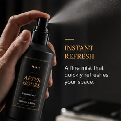 Fresh Bedroom Spray - Romantic Room Diffuser with Gentle Ingredients, Natural Formula, Travel Size - Dusk After Hours