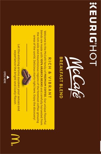 McCafé Breakfast Blend Light Roast K-Cup Coffee Pods (12 Pods)