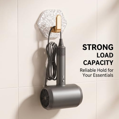 Self-Adhesive Bathroom Hooks Water Ripple Wall Hangers