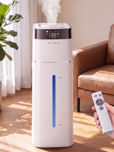 Uthfy 16L Large Room Humidifier with 100H Runtime, Top Fill, for Bedrooms & Living Rooms - Variation of 16L/4.2Gal