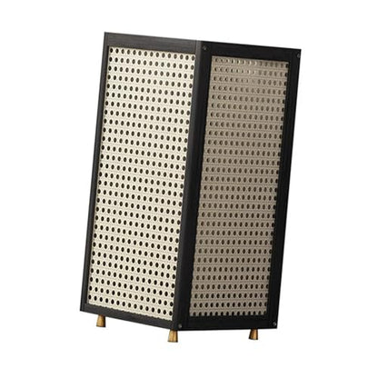 Black Bamboo Umbrella Stand with Removable Water Tray Decorative Organizer