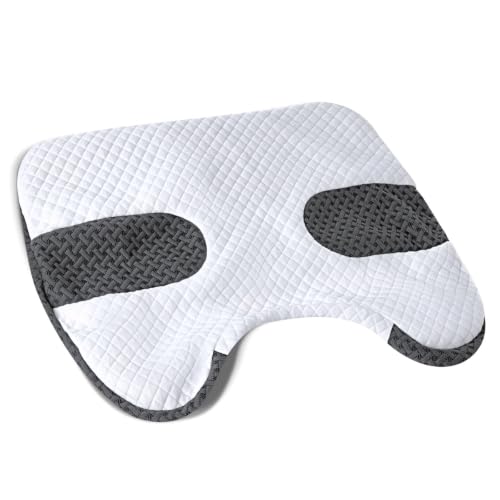 Side Sleeper Pillowcase with Arm Hole Memory Foam Support - Breathable Mesh Cover