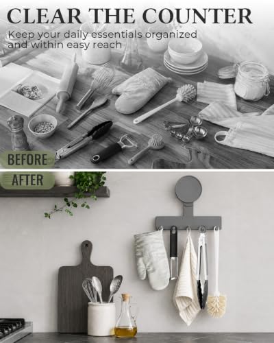 Gunmetal Gray 2-Pack Suction Cup Shower Rack Wall Organizer for Razors & Loofahs