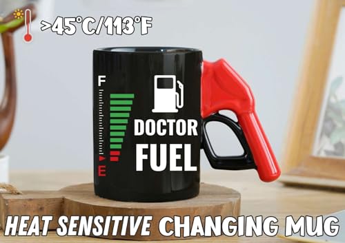 Heat Sensitive Magic Coffee Mug for Doctors 13.5oz Funny Ceramic Gift
